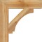 Ekena Millwork Imperial Block Rough Sawn Bracket, Western Red Cedar, 6"W x 30"D x 30"H BKT06X30X30IMP05RWR - alternate 3